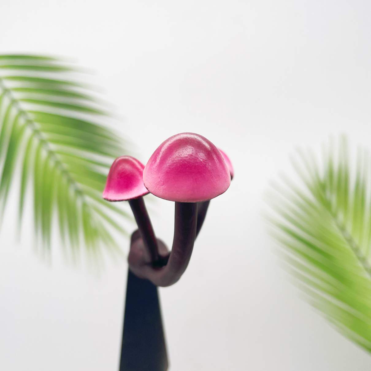 Realistic Pink Triple Mushroom