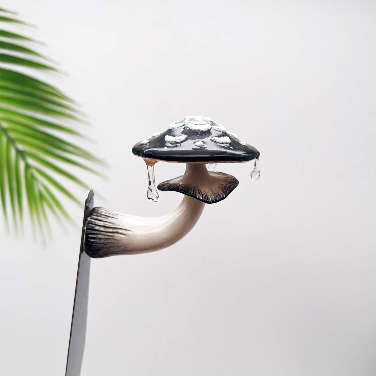 Aimant de réfrigérateur Champignon Noir