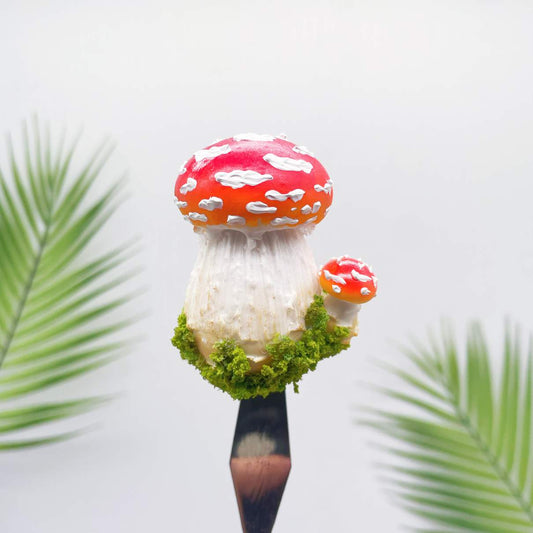 Realistic Amanita Duo Mushroom