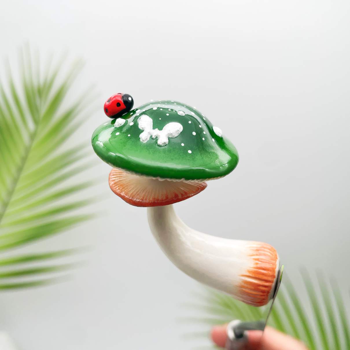 Ladybug Garden Butterfly Mushroom