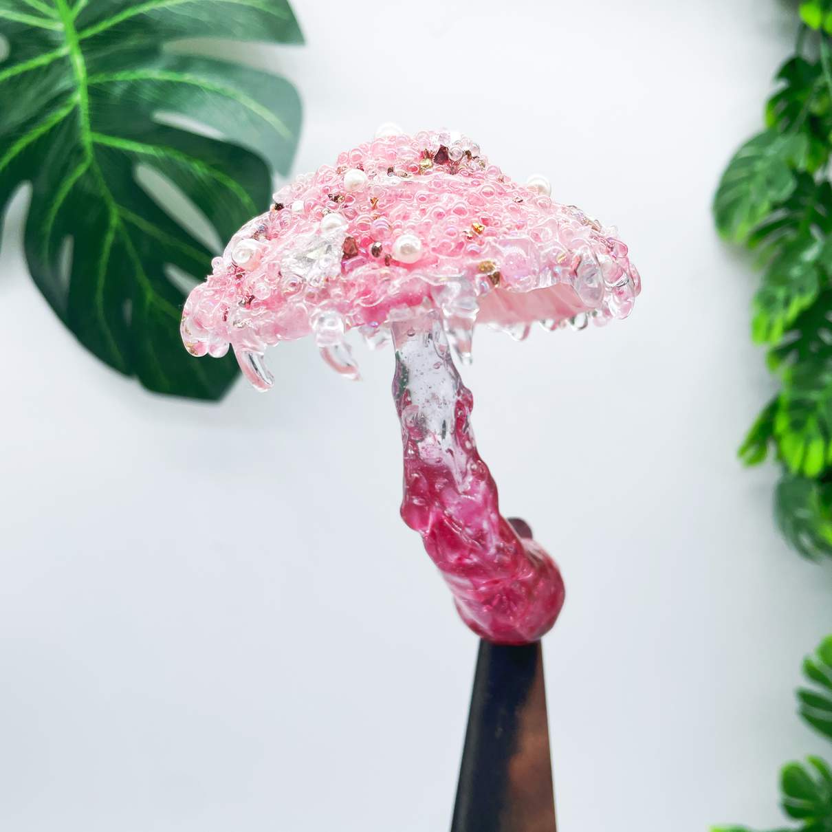 Crystal Gemstone Cluster Mushroom