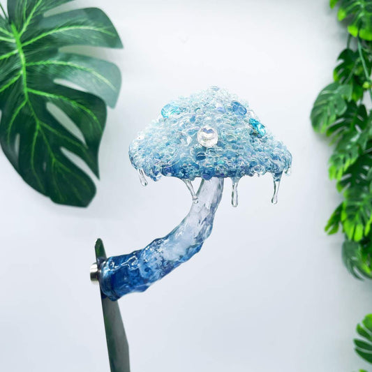 Crystal Gemstone Cluster Mushroom
