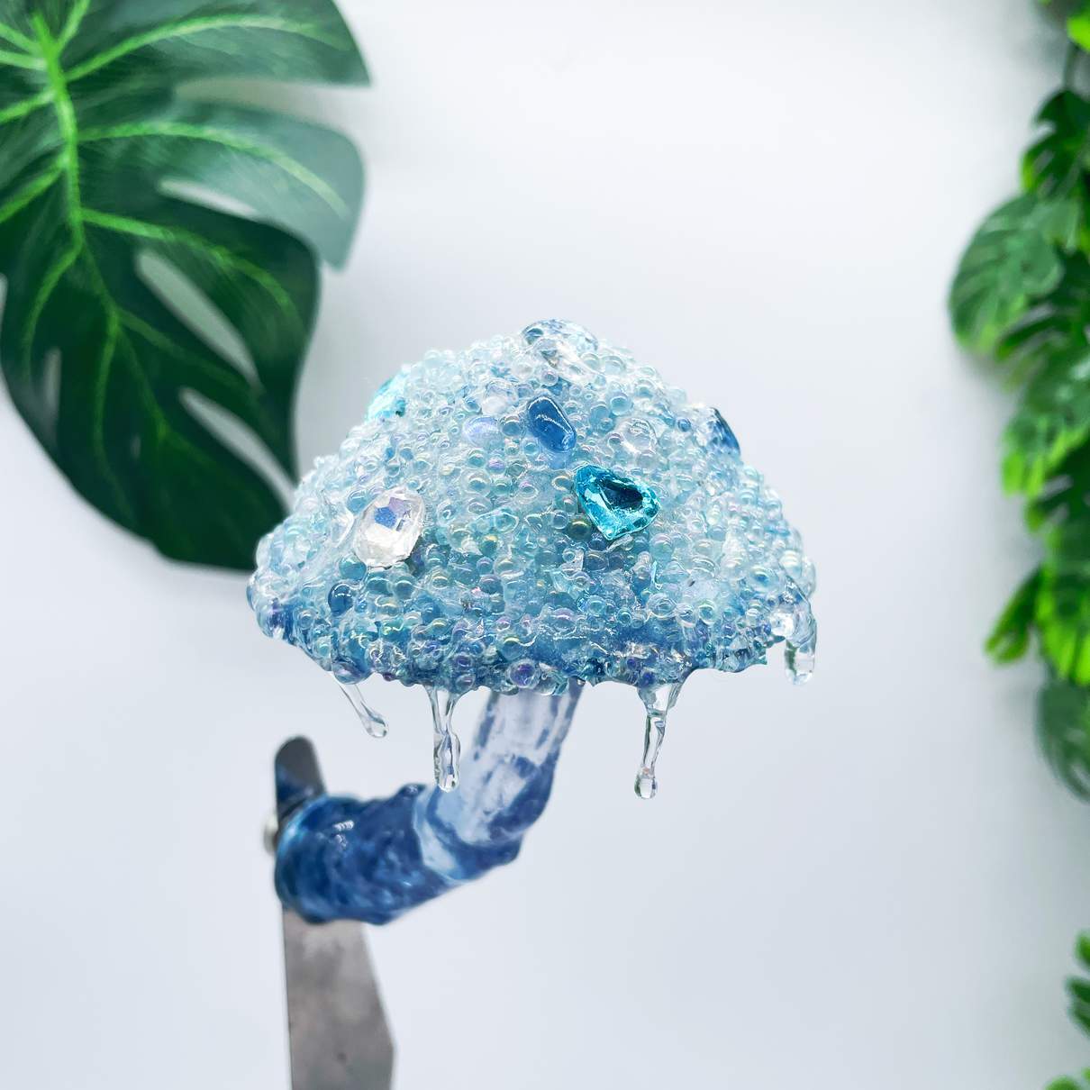 Crystal Gemstone Cluster Mushroom