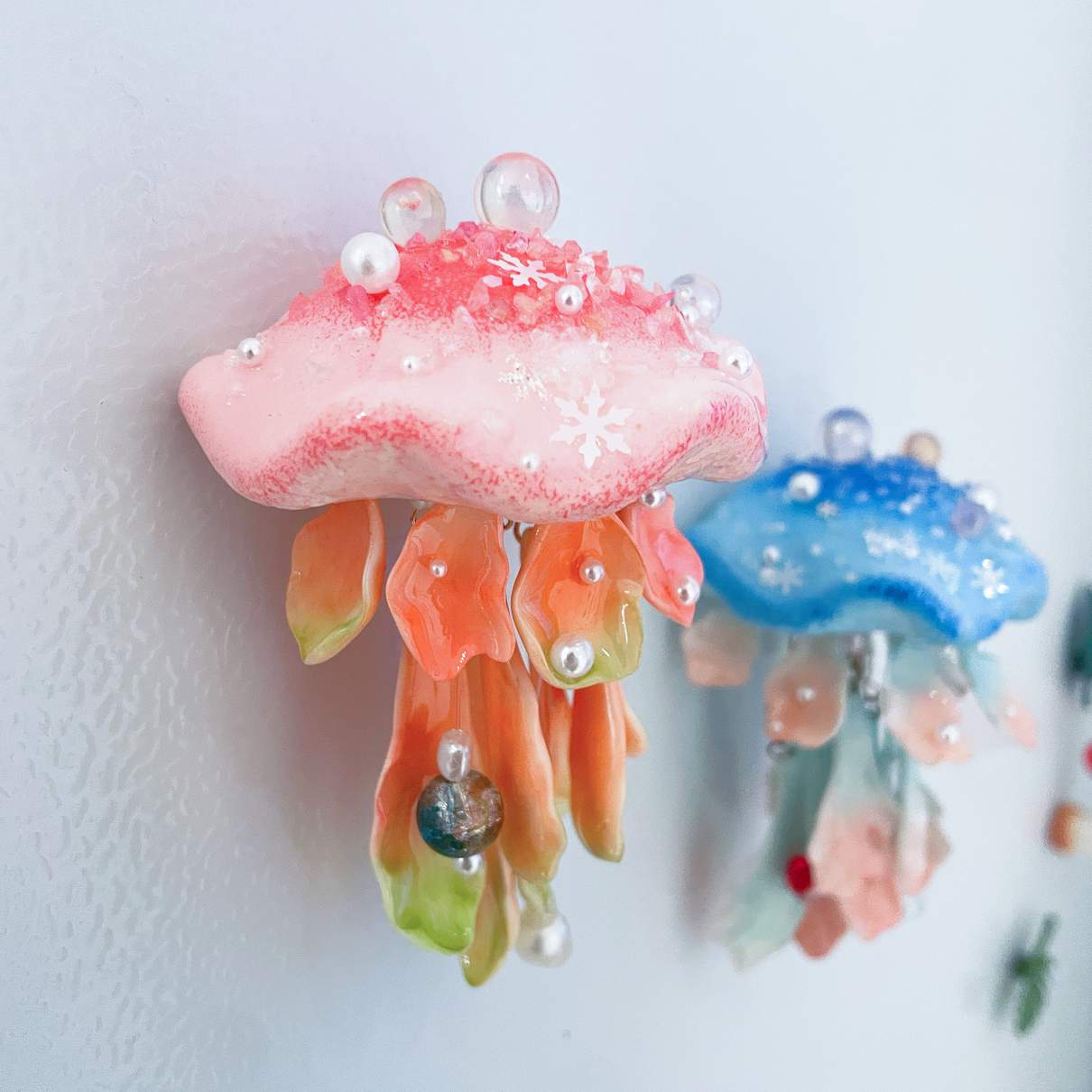Floating Dreamy Jellyfish Mushroom