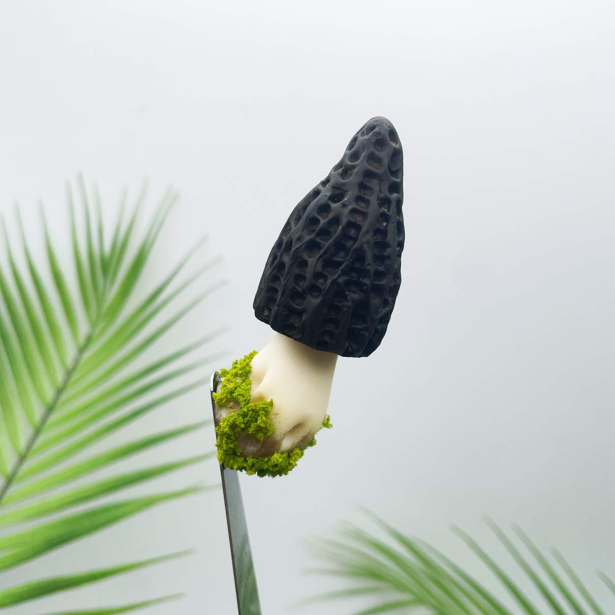 Clay Morel Mushroom Fridge Magnet