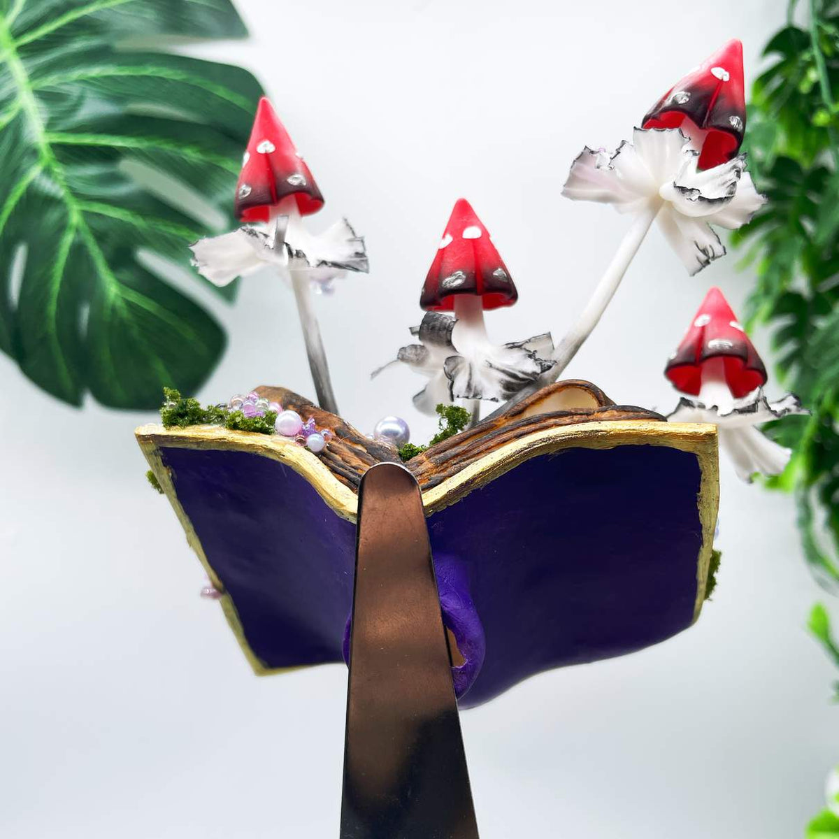Runic Crystal Spellbook Mushroom