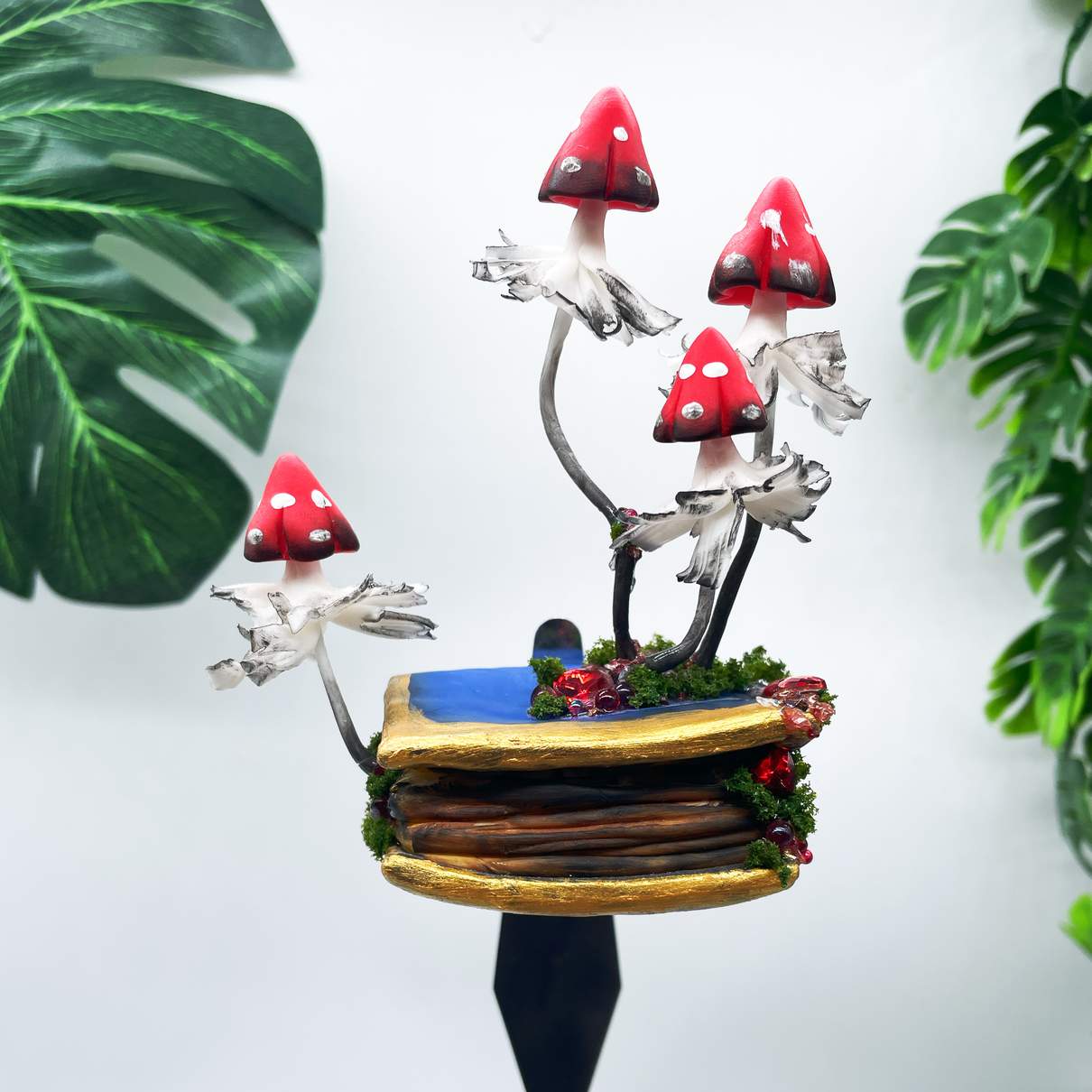 Runic Crystal Spellbook Mushroom