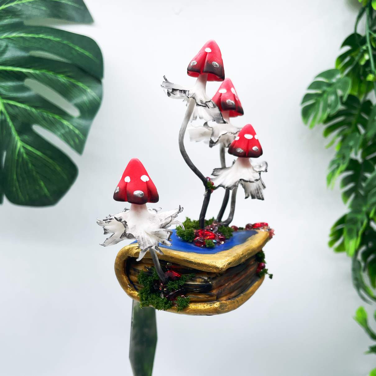 Runic Crystal Spellbook Mushroom
