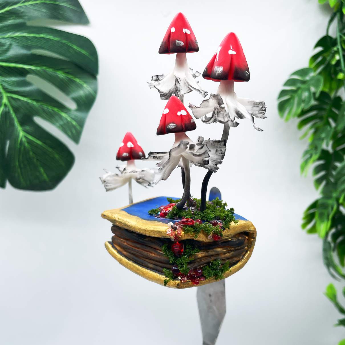 Runic Crystal Spellbook Mushroom