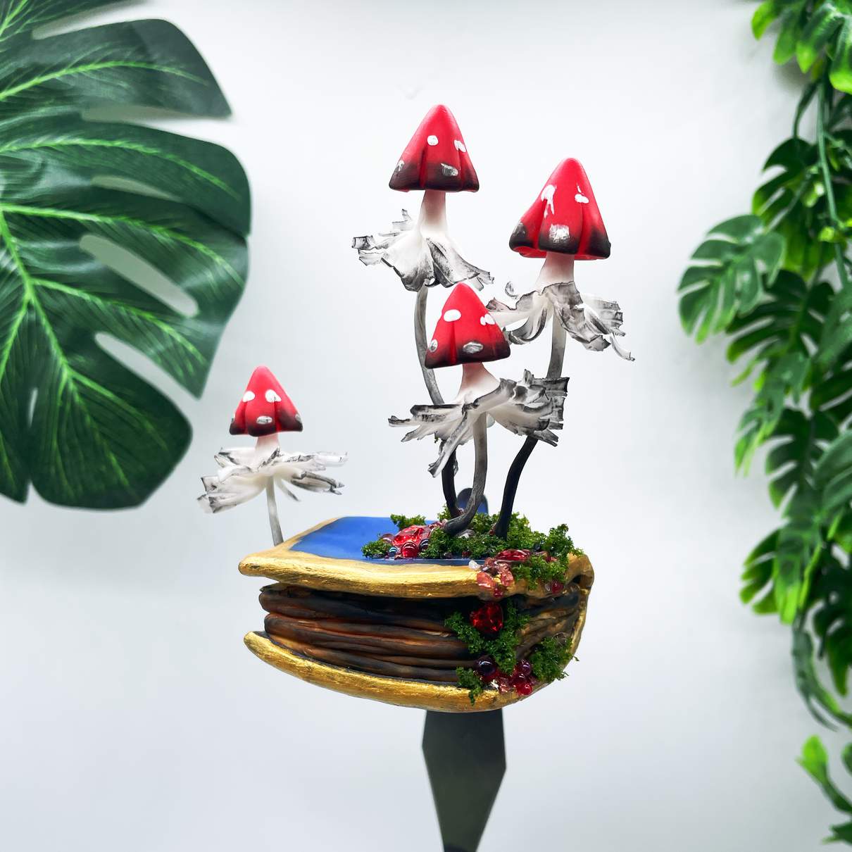 Runic Crystal Spellbook Mushroom