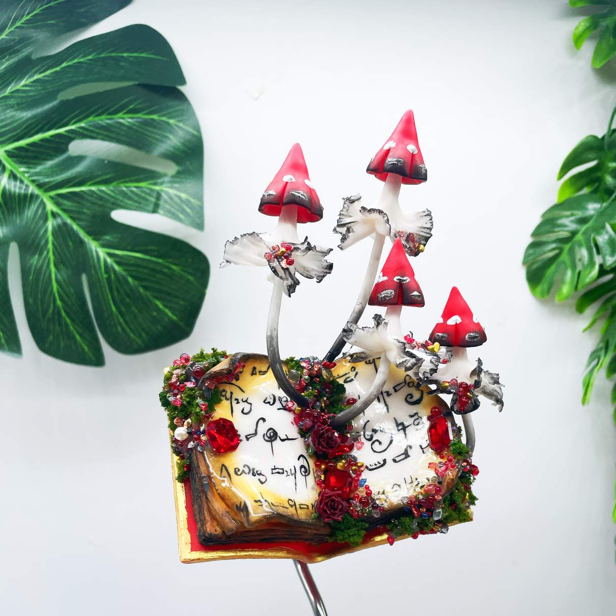 Runic Crystal Spellbook Mushroom