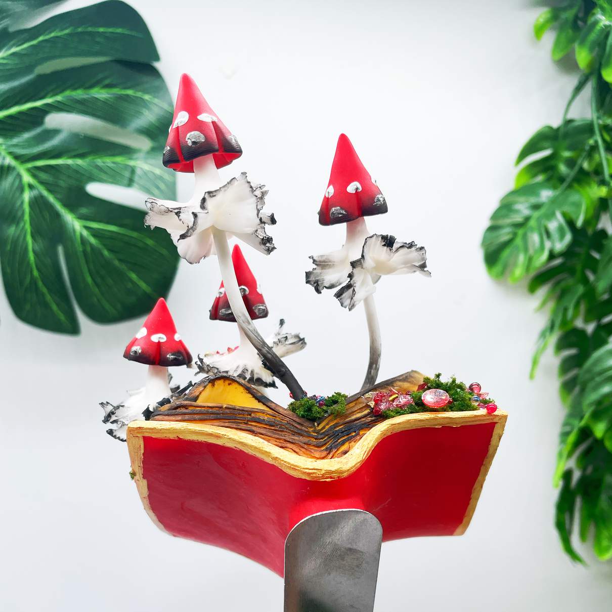 Runic Crystal Spellbook Mushroom