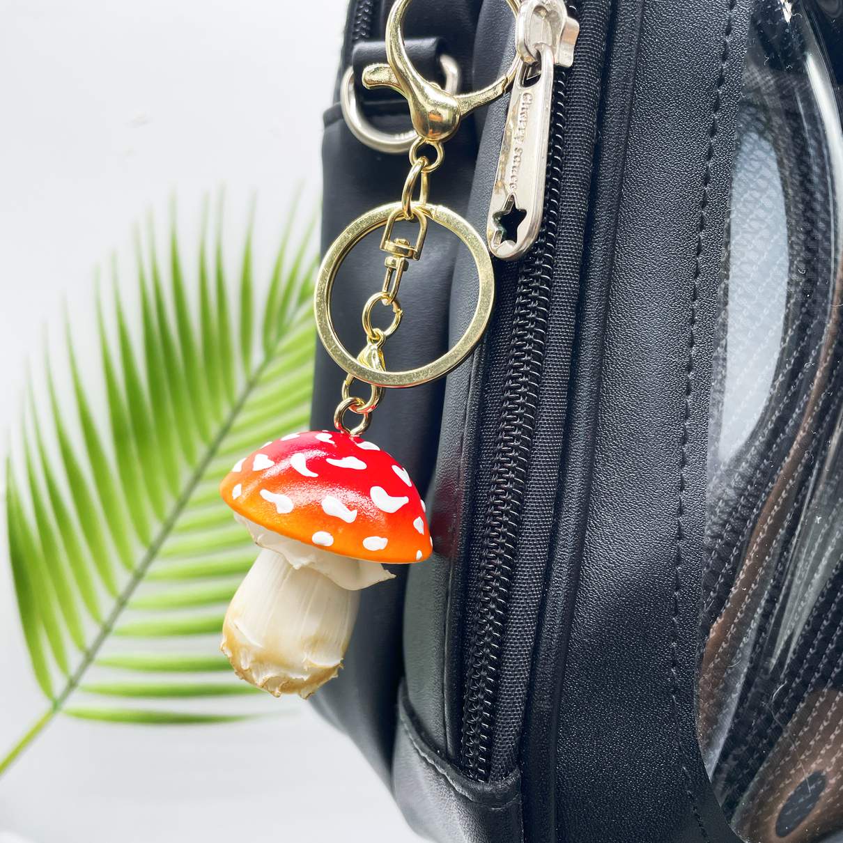 Handmade Clay Mushroom Charm