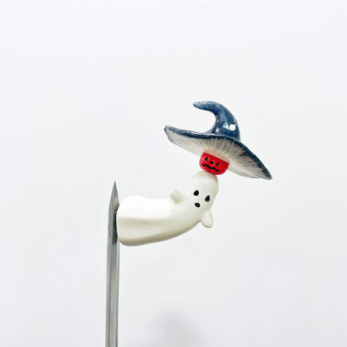 Halloween Ghost Witch Hat Mushroom