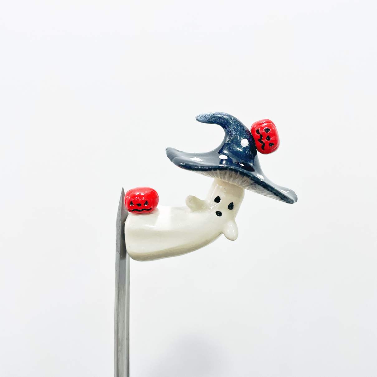 Halloween Ghost Witch Hat Mushroom