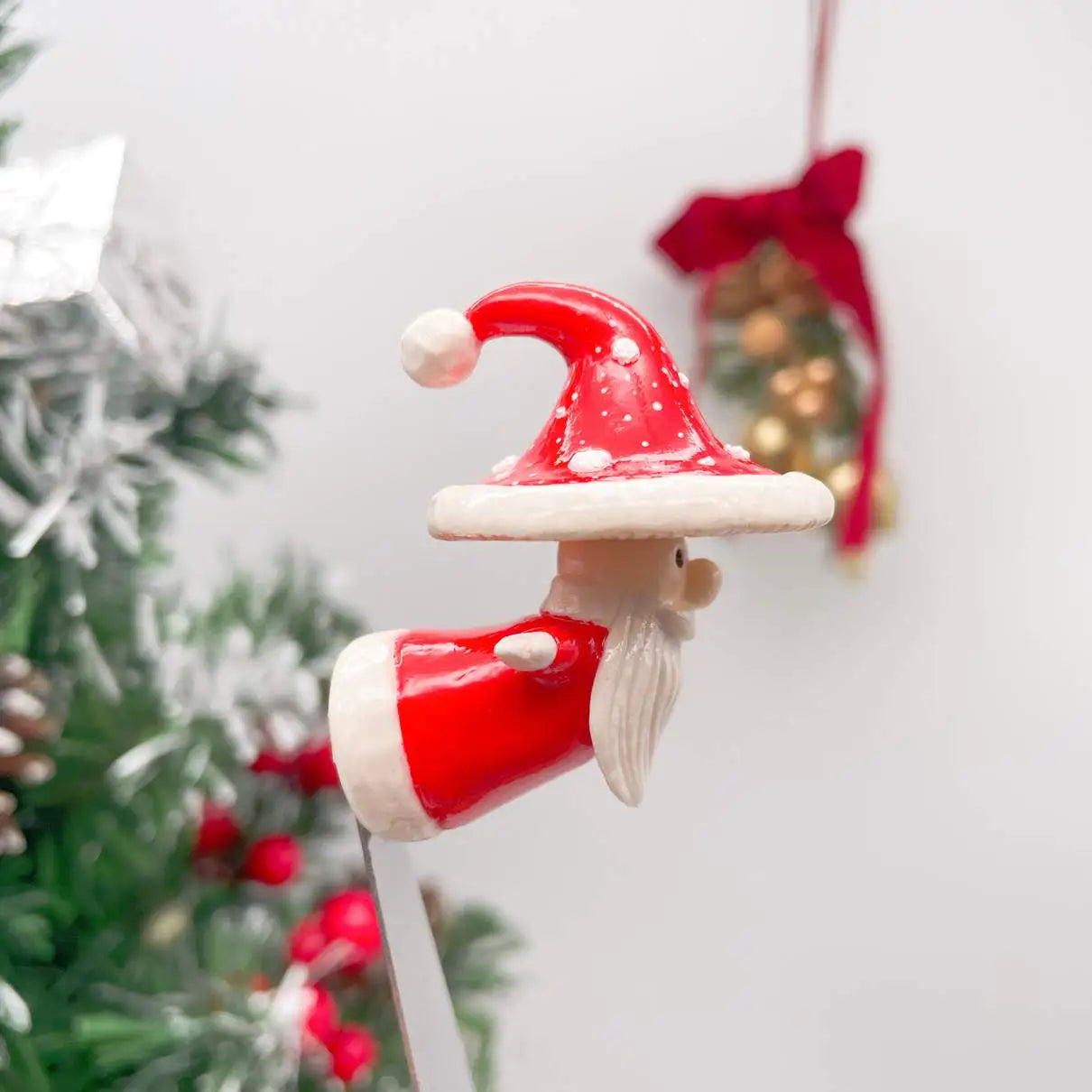 Christmas Santa Claus Mushroom
